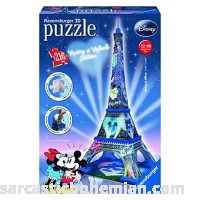 Ravensburger Mickey and Minnie Eiffel Tower 216 Piece 3D Jigsaw Puzzle for Kids and Adults Easy Click Technology Means Pieces Fit Together Perfectly B00HSC388O